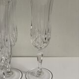 7 flûtes champagne cristal