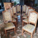 8 upholstered chairs