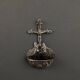 Silver stoup with 18th century Calvary decoration
