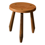 Low Elm / Chestnut Stool