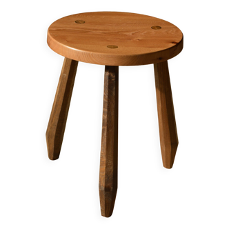 Low Elm / Chestnut Stool
