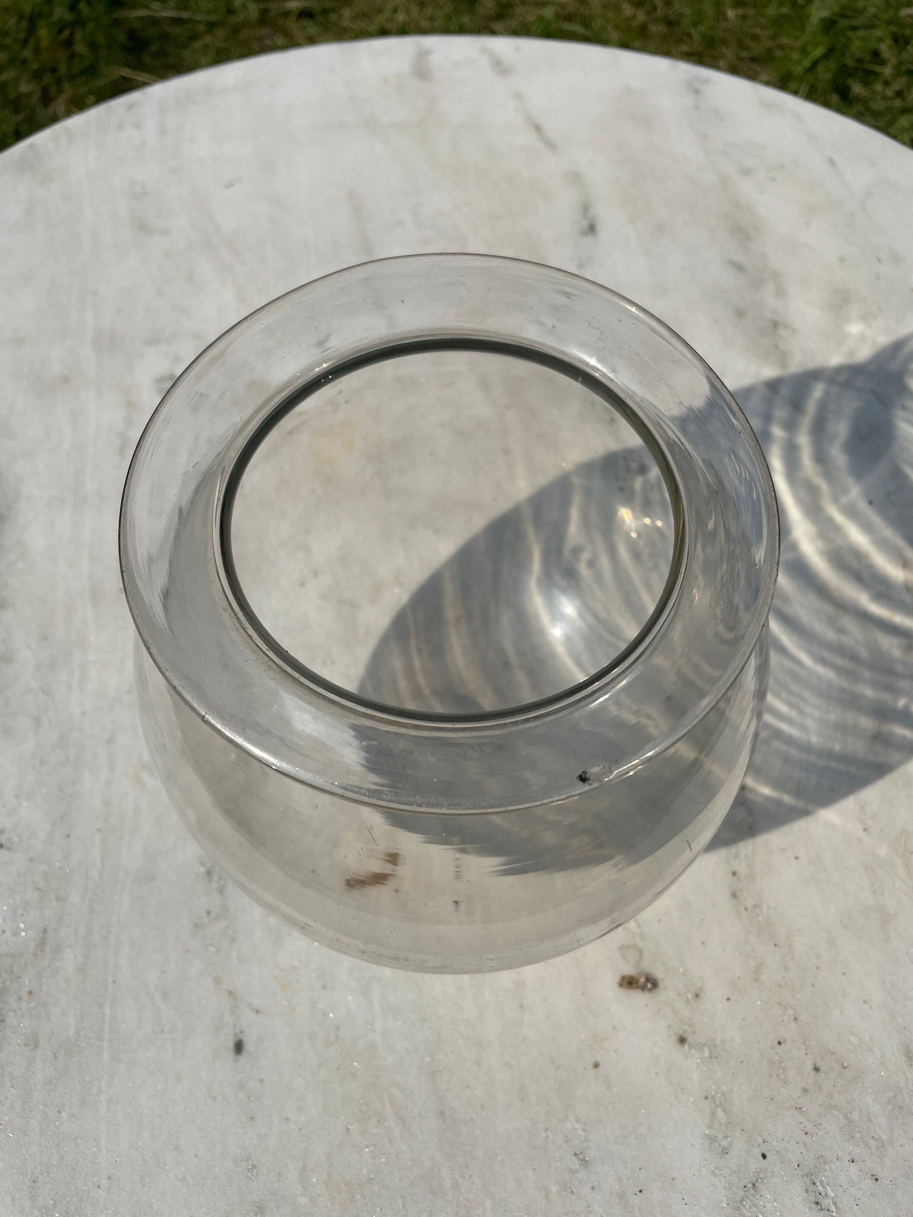 Old pharmacy leeches vase.