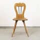 Chaise d'appoint d'art populaire primitif