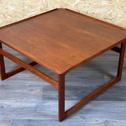 Table basse en teck des années 60-70 Kubus par Jalk Vodder Andersen pour Dyrlund Danemark