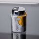 Brutalist lighter by Art3, Brass and aluminum, 1970, Spain