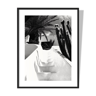 Digital Art Photography - "The White Staircase"