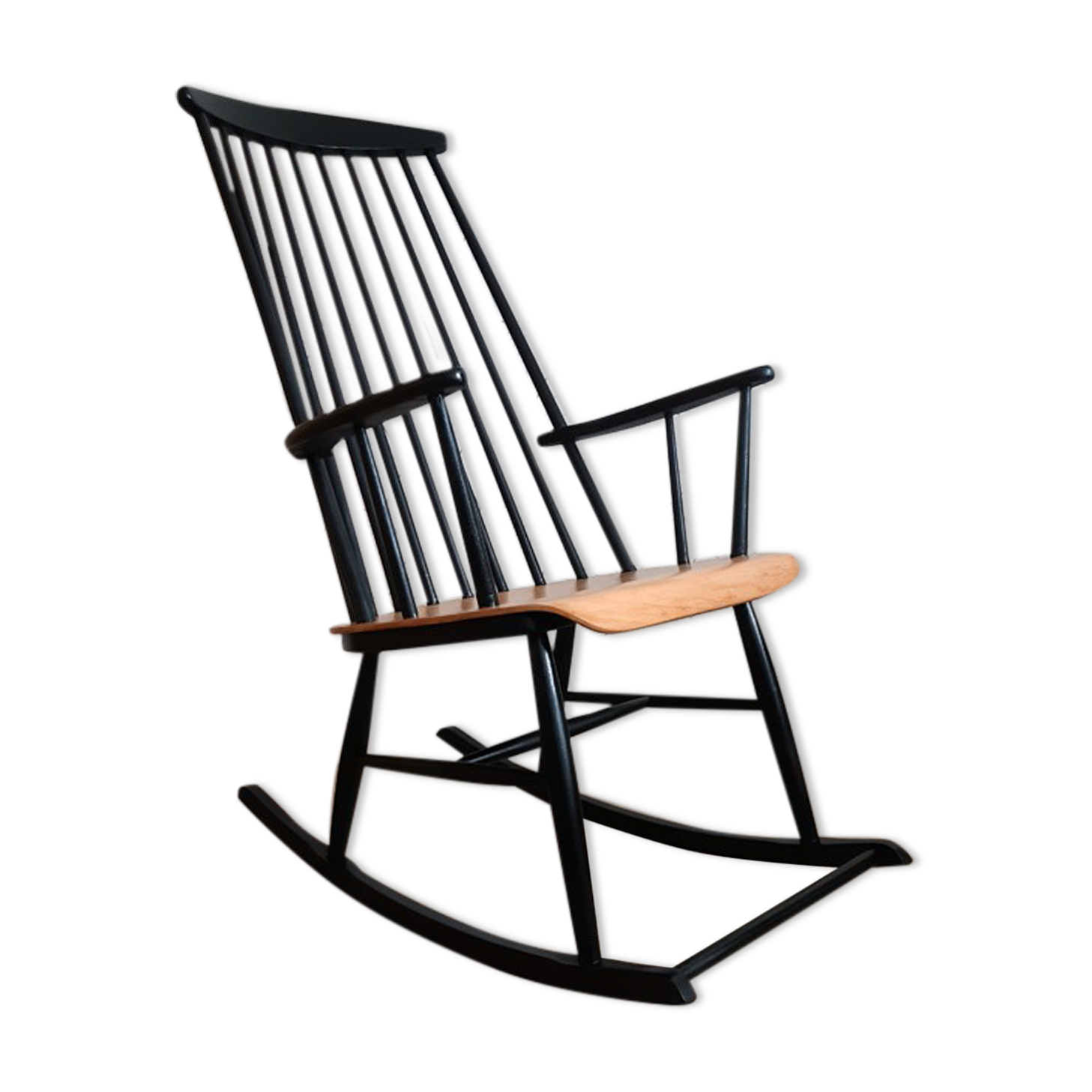 Black rocking-chair 1950
