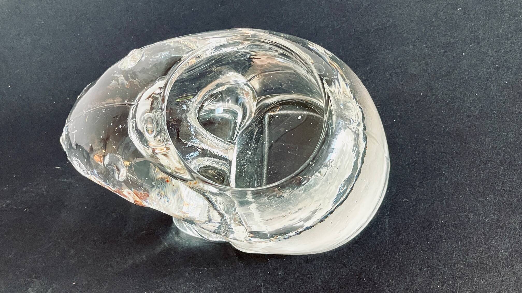 Semi-crystal candle holder Polar BEAR Shape Vintage