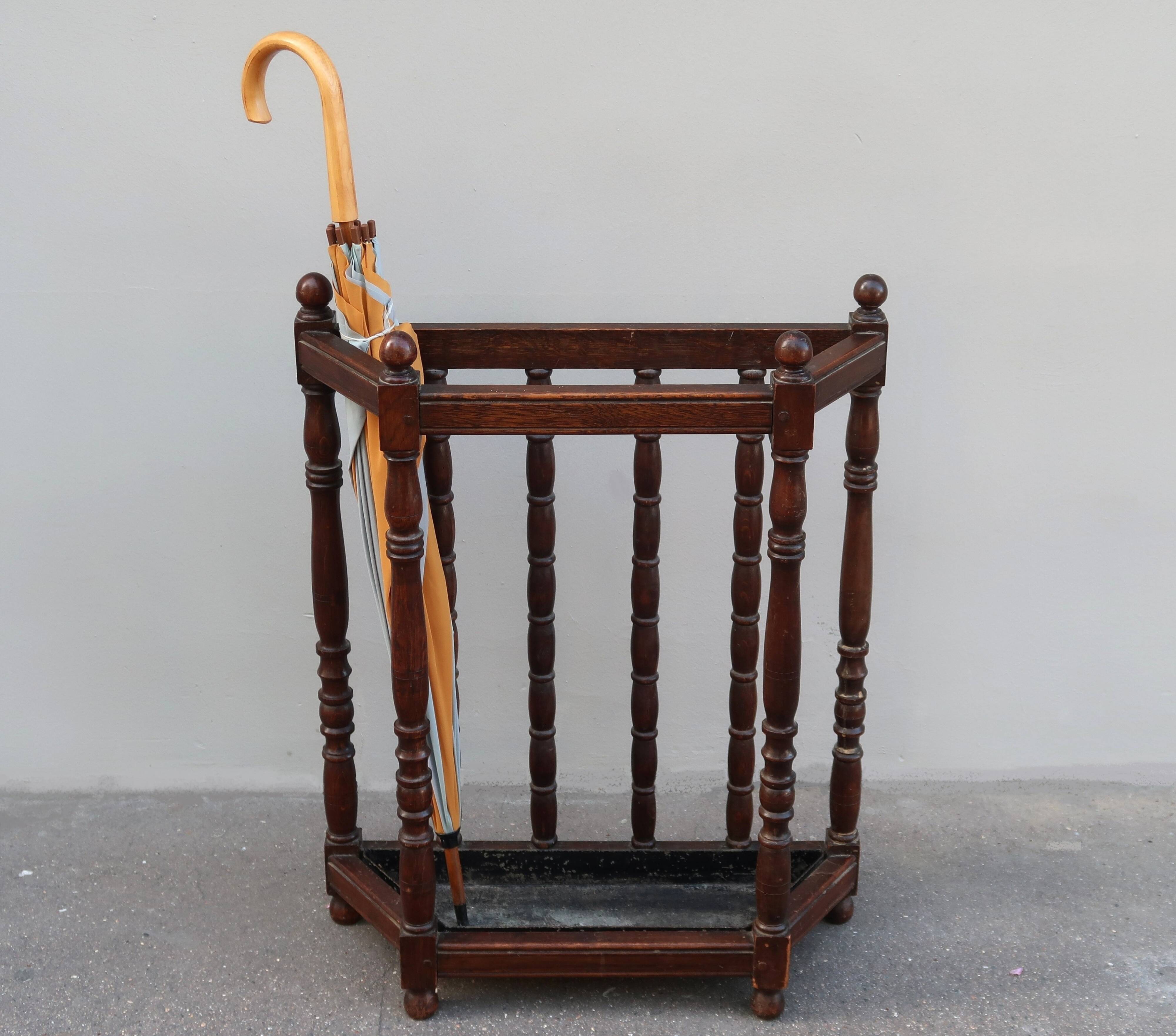Vintage umbrella stand from the 1920s.