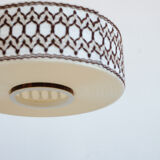 Vintage suspension in pvc, fabric and wool