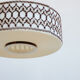 Vintage suspension in pvc, fabric and wool