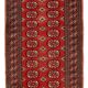 Tapis Vintage Bukhara Uzbek en Laine, Années 1960, Élégance Authentique