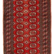 Tapis Vintage Bukhara Uzbek en Laine, Années 1960, Élégance Authentique