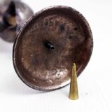 Candlestick spade bronze candle