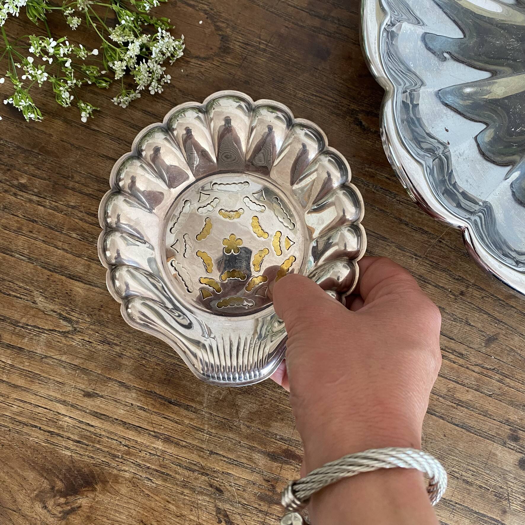 Beurrier coquillage vintage style Coquillor