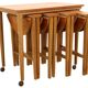 Tables gigognes Poul Hundevad vintage