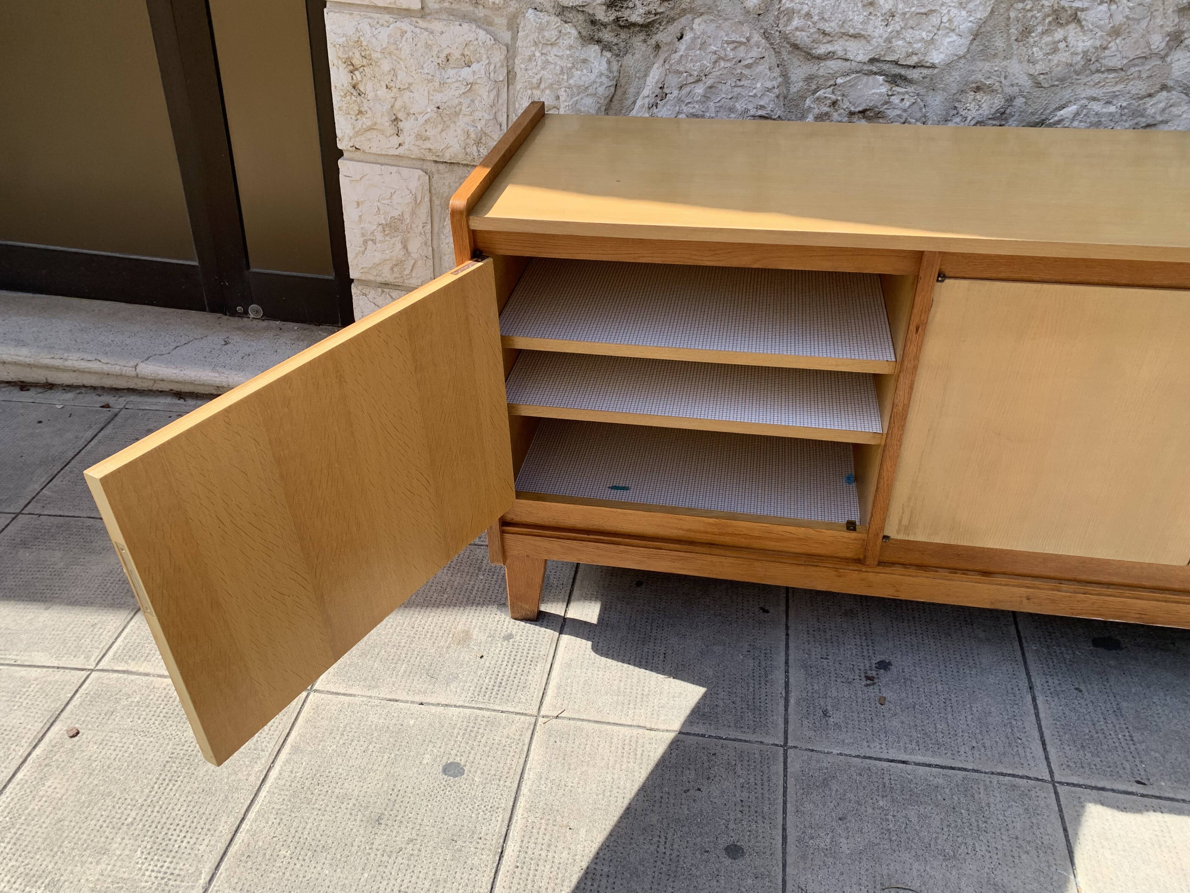 Vintage ash sideboard from the 1950s