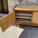 Vintage ash sideboard from the 1950s