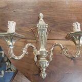 Paire d'appliques en bronze