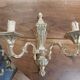 Pair of bronze sconces