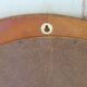 Oval pine mirror