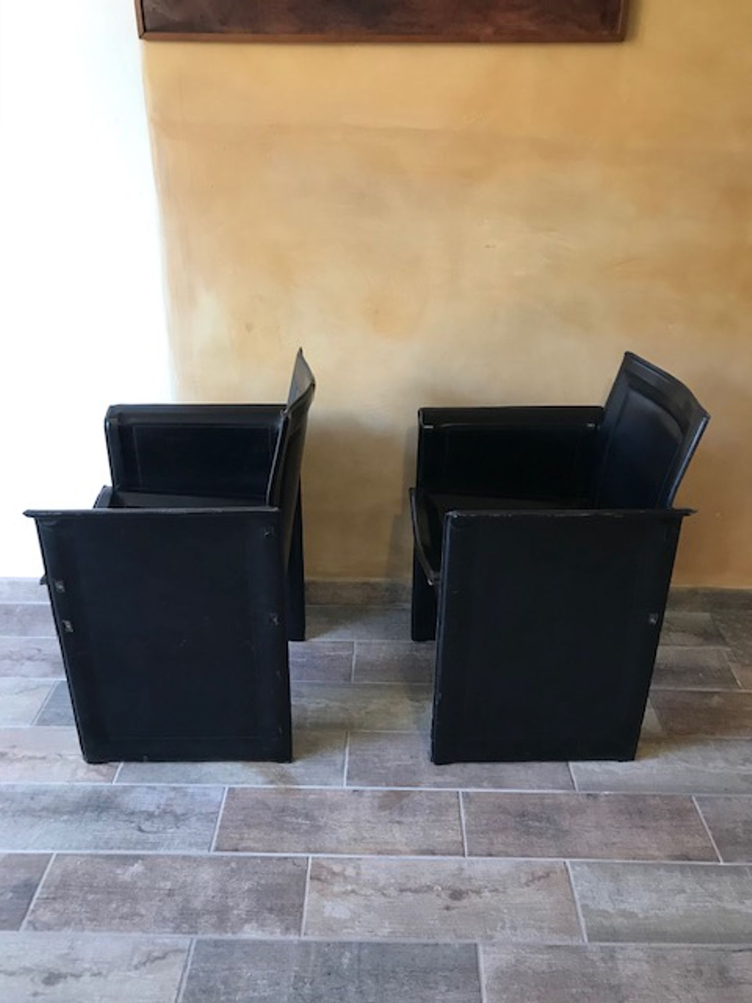 Paire de fauteuils design Italien