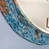 Wall lamp, Murano glass, Italian design, 1970s, manufacture: Italy