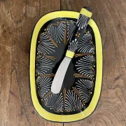 Beurrier et son couteau HB Quimper , années 60