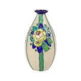 Polychrome Art Deco Vase Charles Catteau Boch Keramis D2366