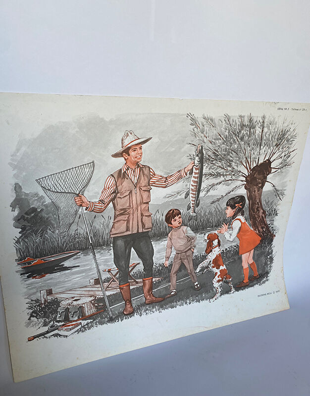 Lot d'affiches 'Pèche-Pique nique'