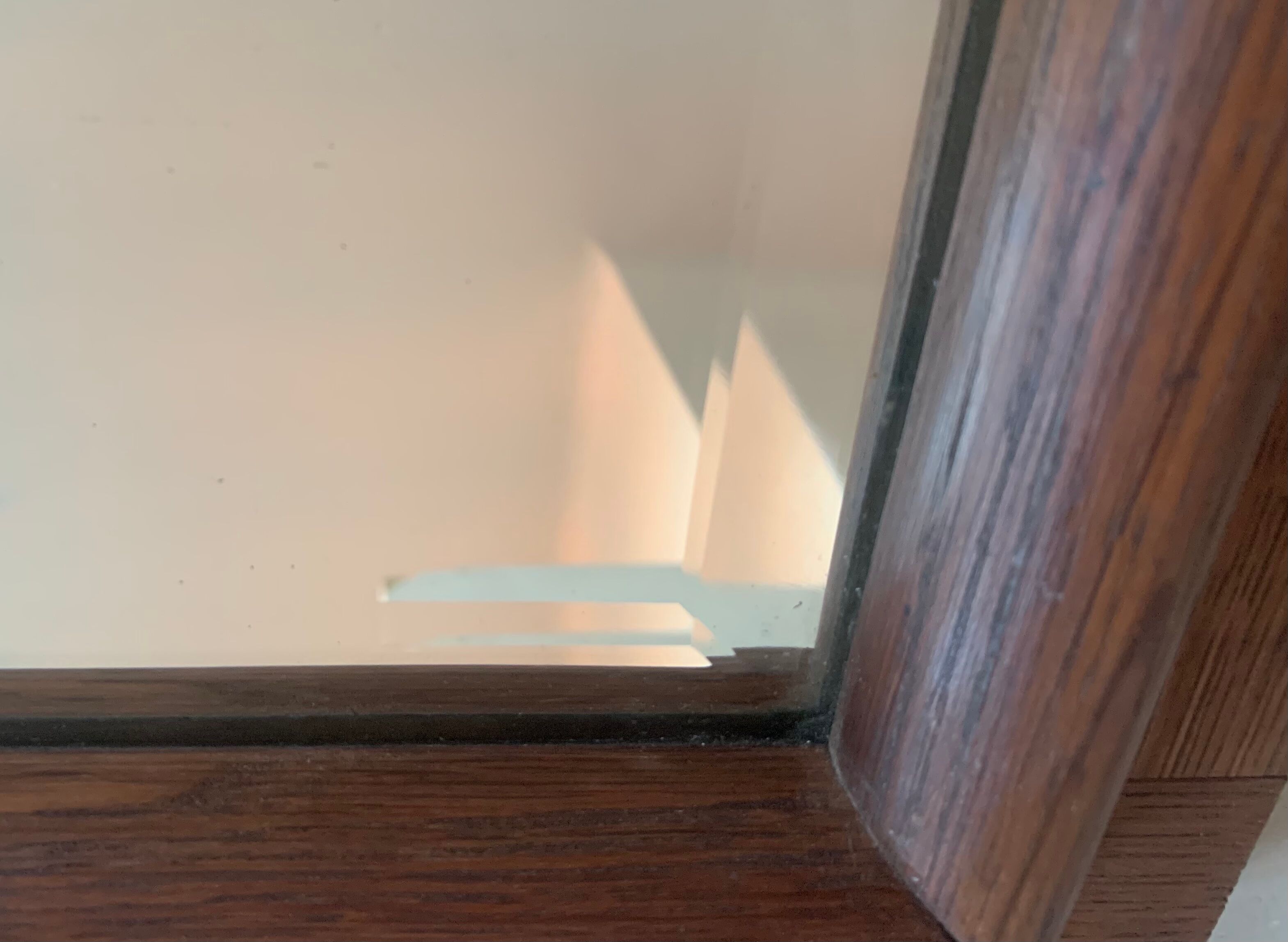 Antique Art Deco mirror