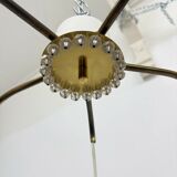 Rare pineapple design cascade hanging lamp with 5 balls by Emil Stejnar, 1950s