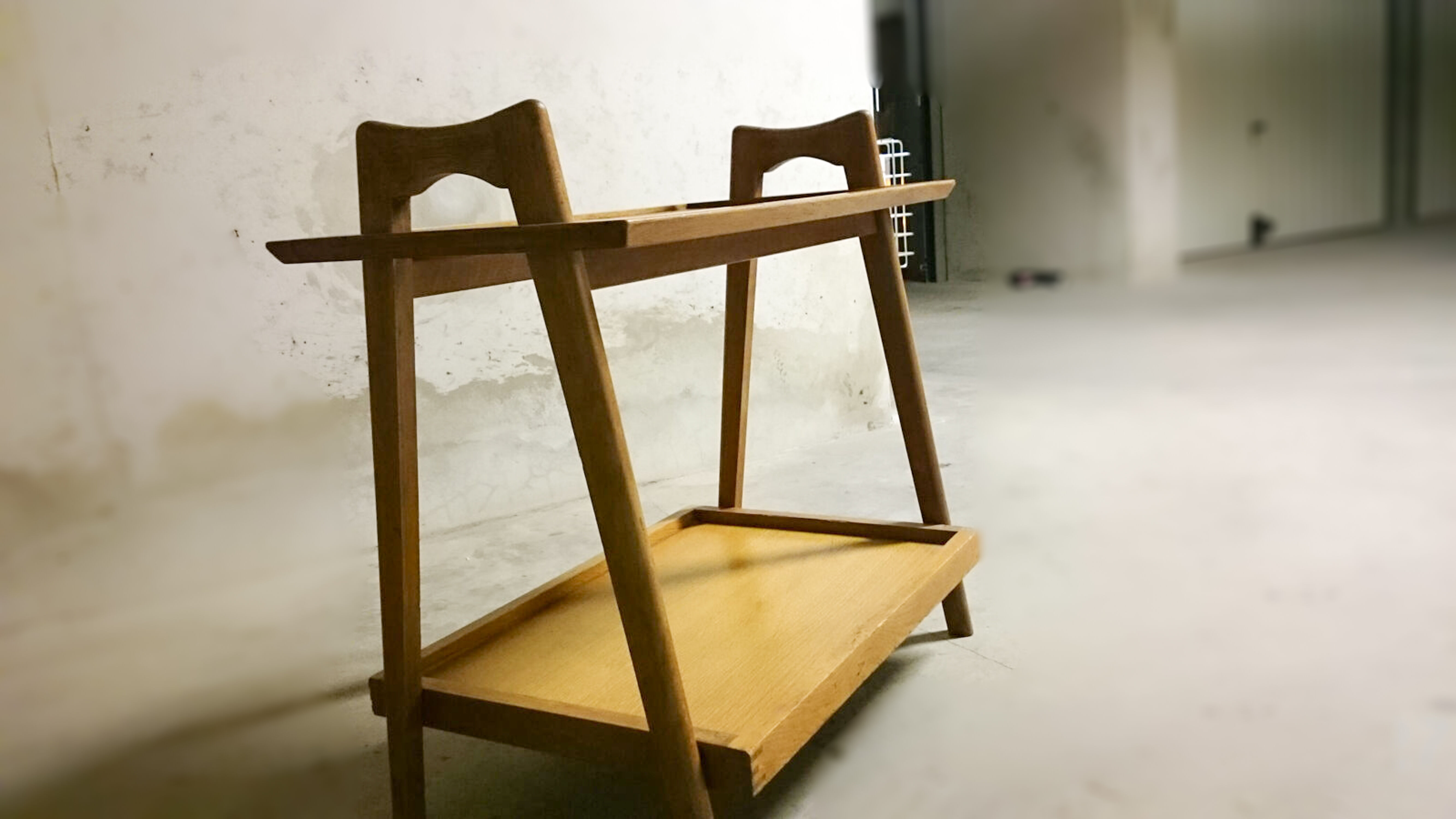Vintage Scandinavian serving trolley