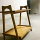 Vintage Scandinavian serving trolley