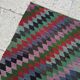 Vintage Turkish kilim, handwoven, 86x108 cm.
