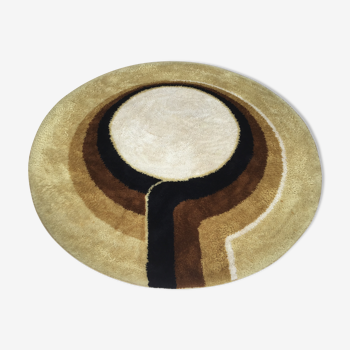 Vintage psychedelic wool rug - Louis de Poortere, Summertime collection