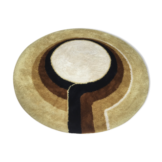 Vintage psychedelic wool rug - Louis de Poortere, Summertime collection