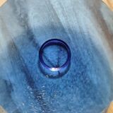 Mid-Century Murano Glass Plate: Cobalt Blue Guido Ferro Centerpiece