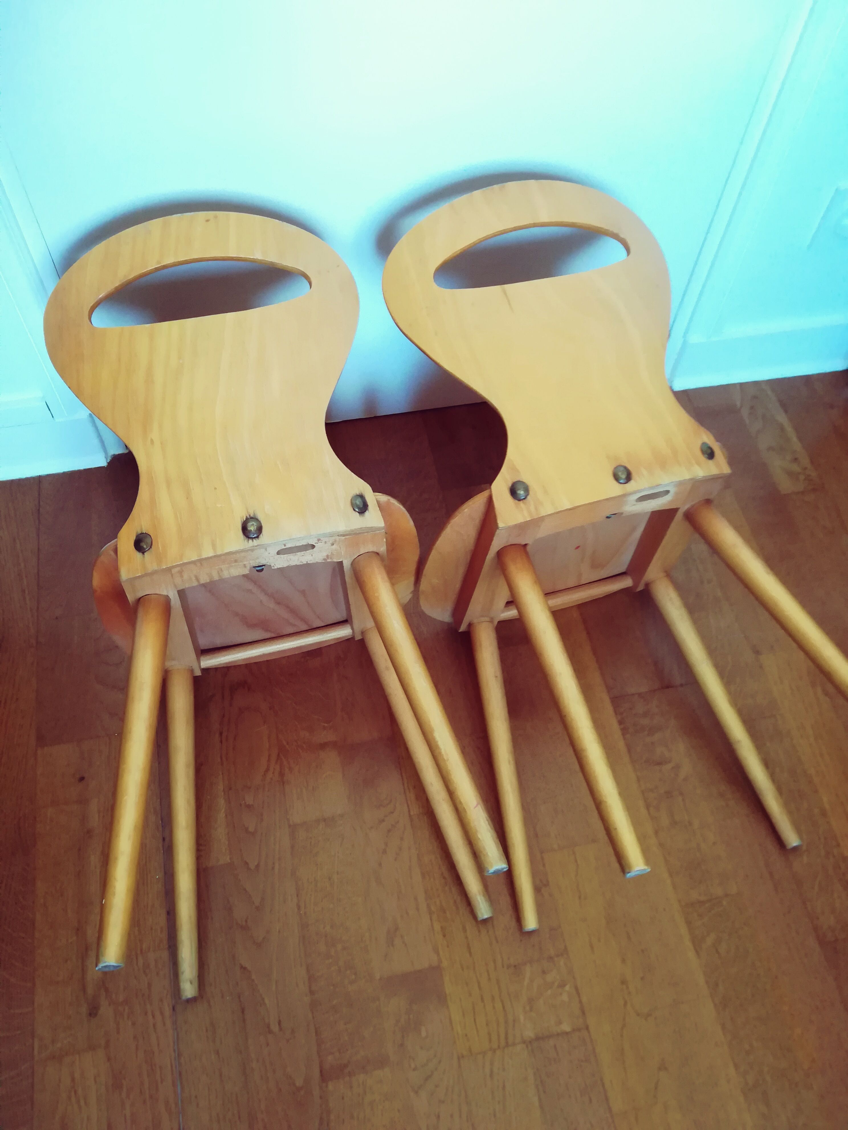 Pair of chair baumann model ant child