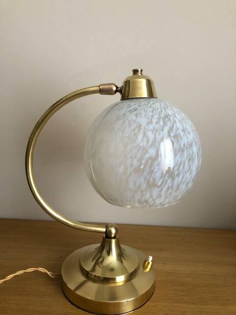 Old brass lamp