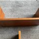 Pair of Scandinavian teak shelves from the 60s