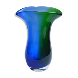 Vase bicolore murano