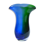 Murano Italy 1960's two-coloured vase