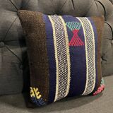 Housse de coussin vintage foncé