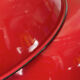 Day blind enamelled red industrial lamp