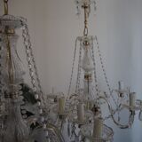 6-light chandelier with tassels