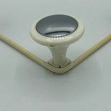 Vintage hook white and chrome