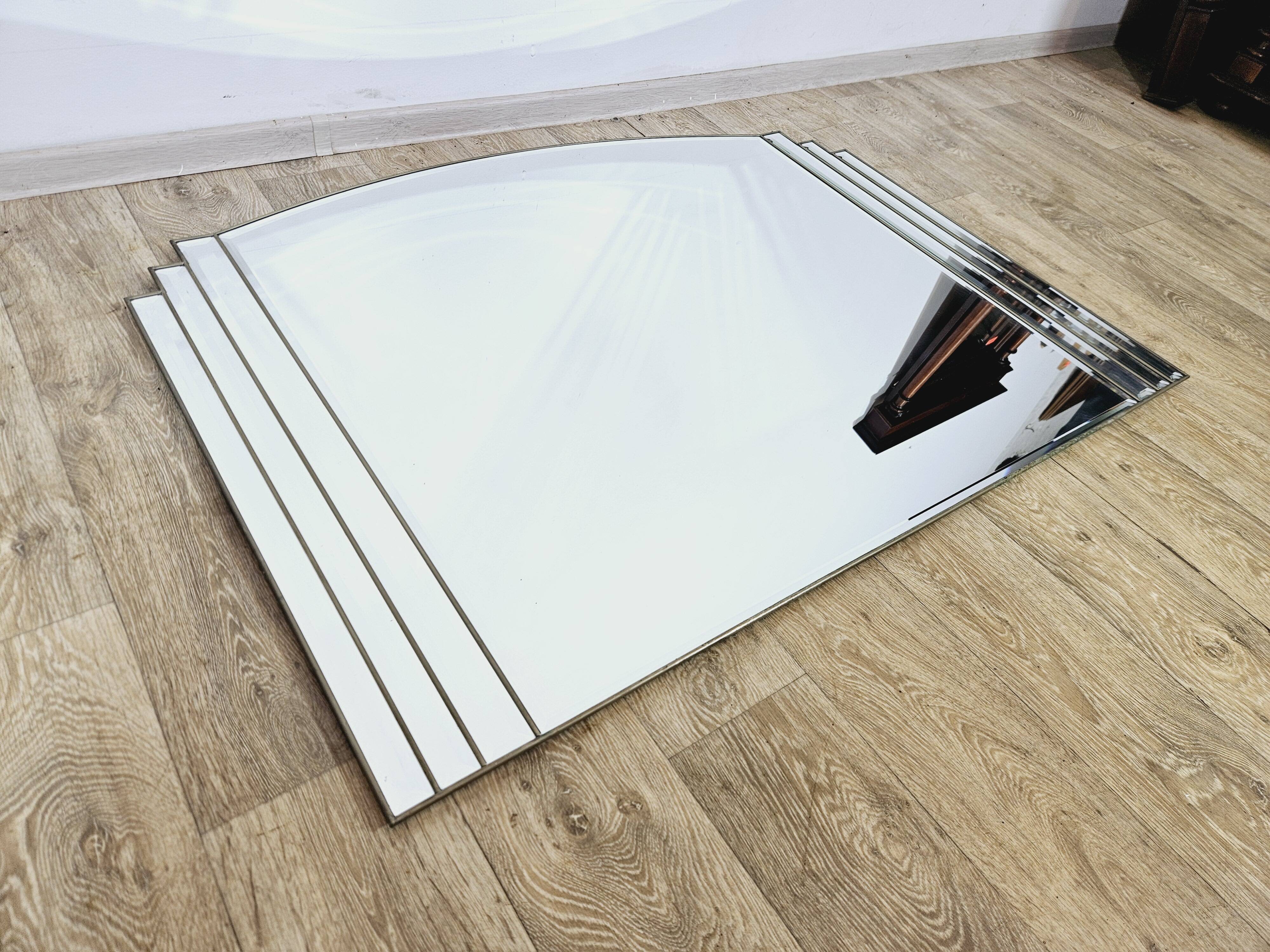 Domico crystal mirror in Art Deco style, Germany