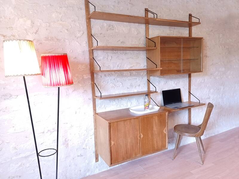 Royal System modular bookcase Poul Cadovius, Denmark 1960