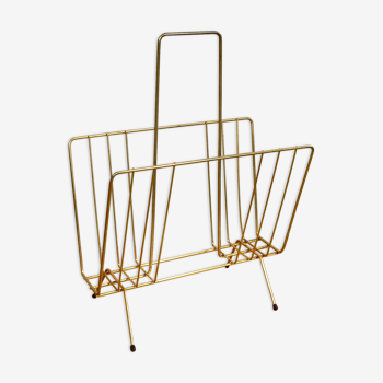 Brass magazine rack